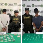 GRUPO UNIPOL REALIZO LA CAPTURA DE DOS PERSONAS QUE PORTABAN ESTUPEFACIENTES