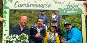 Cundinamarca celebra el Día Mundial del Árbol con la siembra en Nemocón del individuo un millón de la estrategia de restauración ecológica